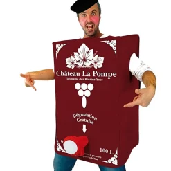 COSTUME HUMOUR CUBI DE VIN ADULTE