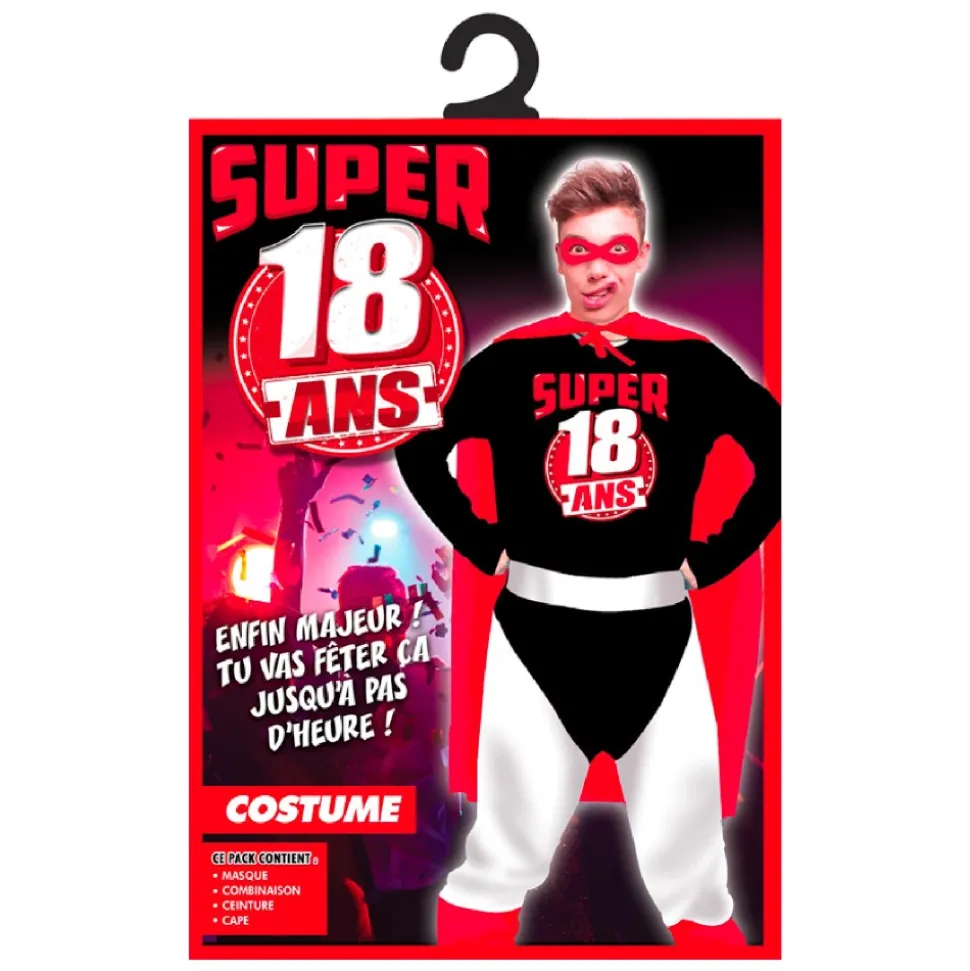 COSTUME HUMOUR SUPER 18ANS HOMME