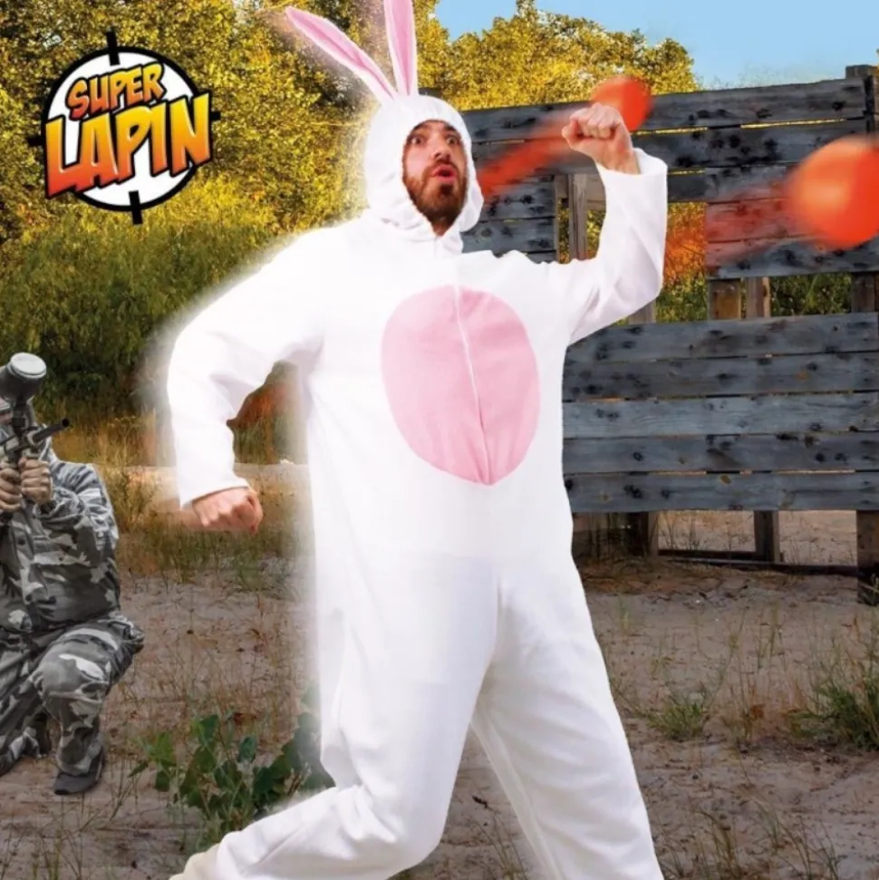 COSTUME HUMOUR SUPER LAPIN ADULTE