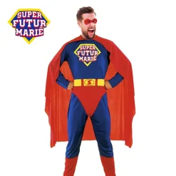 COSTUME SUPER FUTUR MARIÉ EVG HOMME