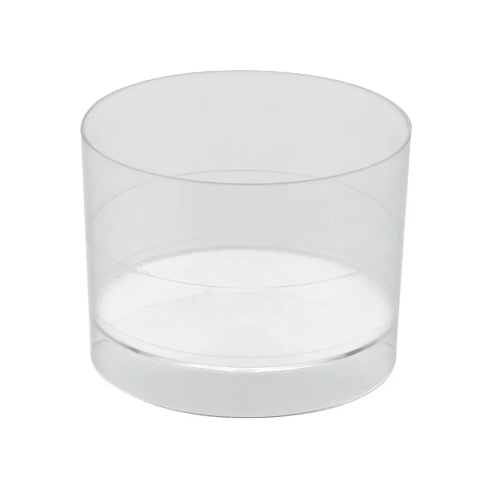 15 COUPELLES TRANSPARENT ROND 53MM