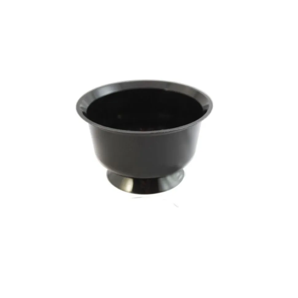 25 COUPES À DESSERT RÉUTILISABLES 9.5CM NOIR