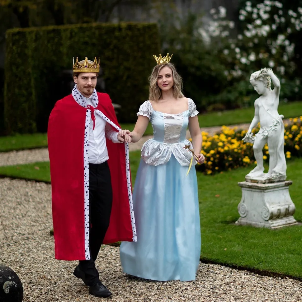 COURONNE DE ROI OR PIERRES COLORÉES ADULTE