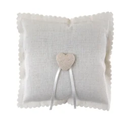 COUSSIN ALLIANCES CUR 15X15CM BLANC