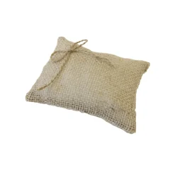 COUSSIN D'ALLIANCES TOILE AVEC LIEN CORDE 13 CM