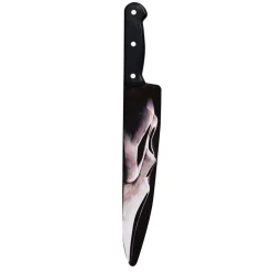 COUTEAU BOUCHER CUISINE JOUET GHOST FACE 38CM NOIR