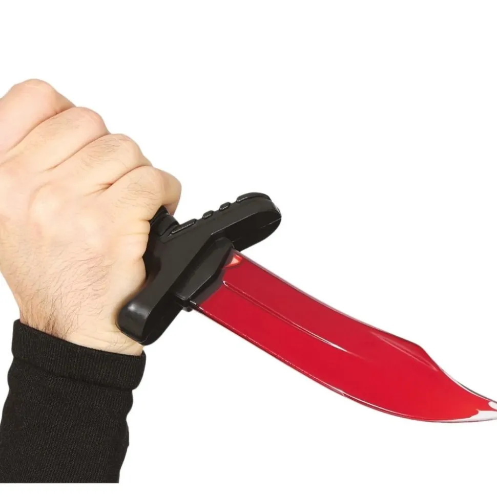 COUTEAU CUISINE MODERNE JOUET LAME SANG 30CM