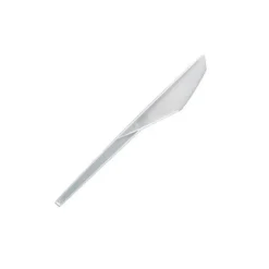 100 COUTEAUX PLASTIQUE RÉUTILISABLE - BLANC