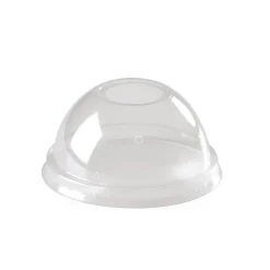 50 COUVERCLES DÔME TROUÉ POT GLACE 30CL