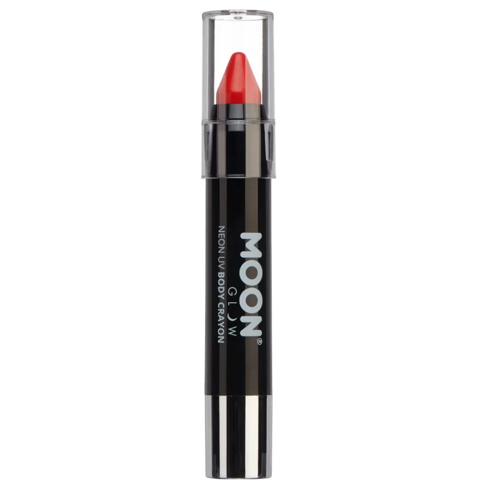 CRAYON MAQUILLAGE CORPS VISAGE ROUGE FLUO UV