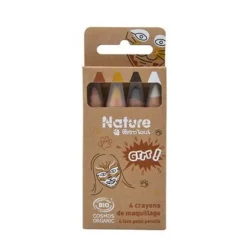 4 CRAYONS BIO MAQUILLAGE À L'EAU GRRR 2.1G