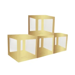 4 CUBES CARTON RIGIDE PERSONNALISABLE 30CM OR