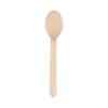 25 CUILLÈRES BOIS BIODÉGRADABLE 15.7CM NATUREL