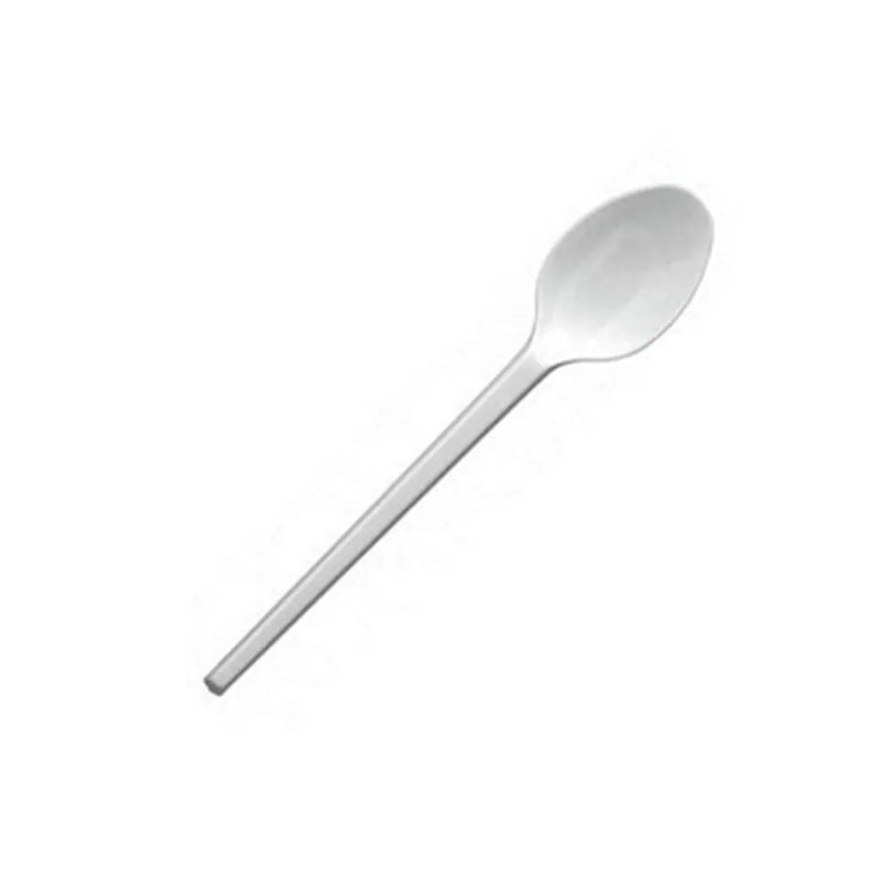 20 CUILLÈRES CAFÉ PLASTIQUE RÉUTILISABLE BLANC