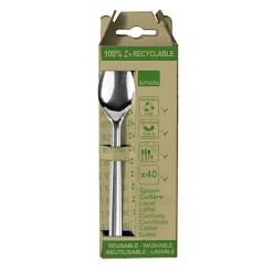 40 CUILLÈRES À SOUPE 16CM INOX