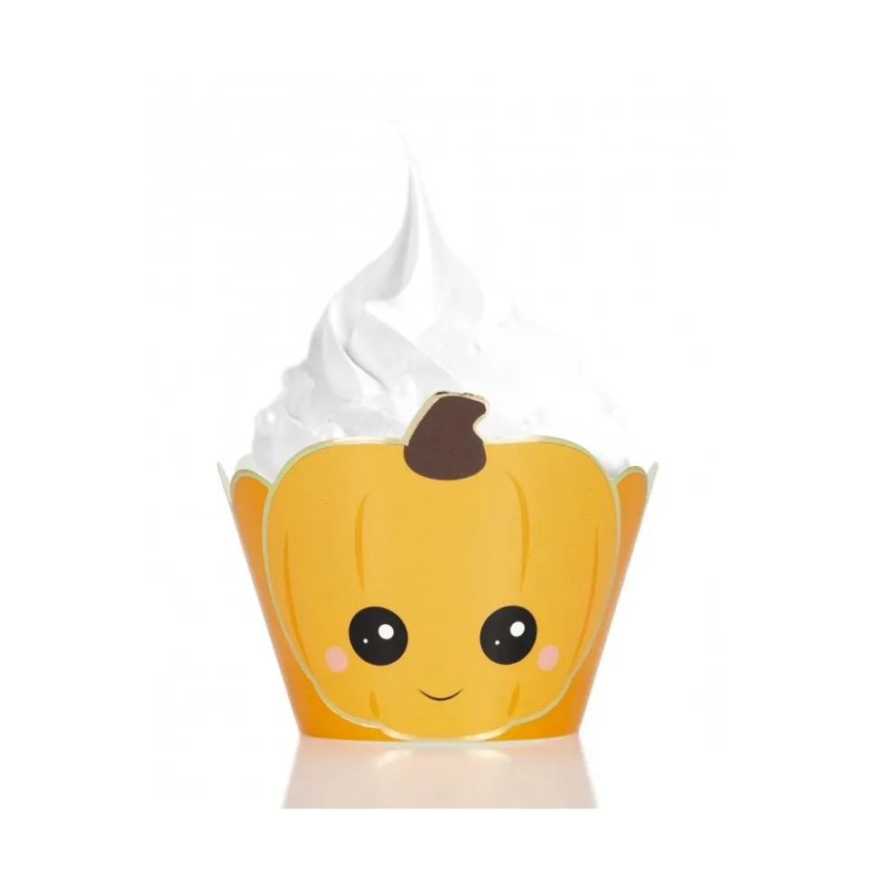 6 CUPCAKE WRAPPERS SWEETY HALLOWEEN