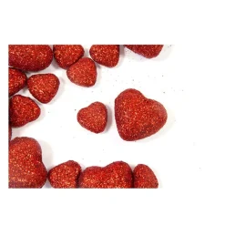 18 CURS DÉCO MIX FORMATS PAILLETÉ ROUGE