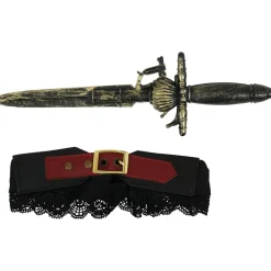 DAGUE FACTICE JARRETIÈRE PIRATE GLAMOUR