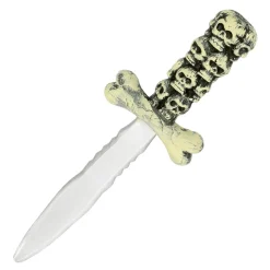 DAGUE POIGNARD JOUET PLASTIQUE PIRATE CRÂNE 30CM
