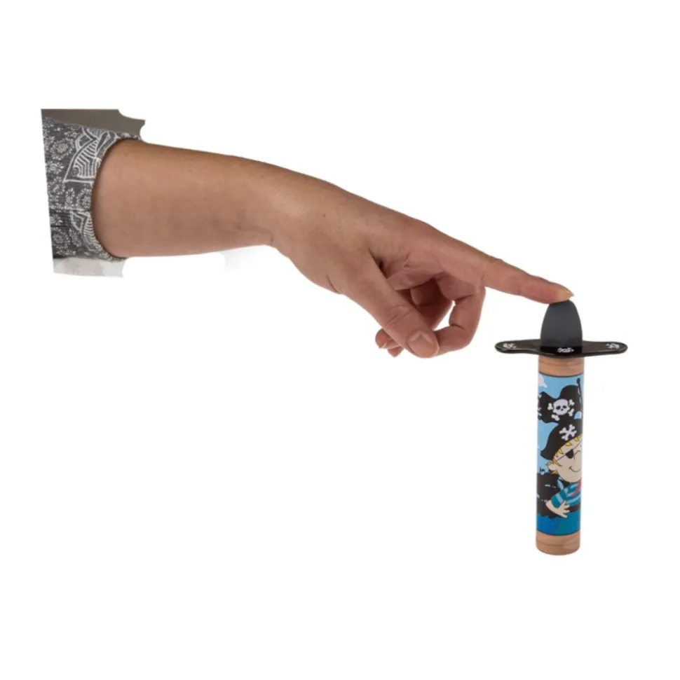 DAGUE POIGNARD LAME RÉTRACTABLE PIRATE 22CM