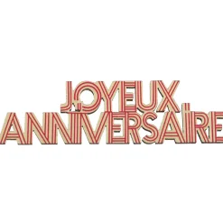 10 DÉCO BOIS ANNIVERSAIRE STAR 6X2CM TERRACOTTA