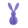 DÉCO LAPIN SILHOUETTE BOIS 12CM PARME