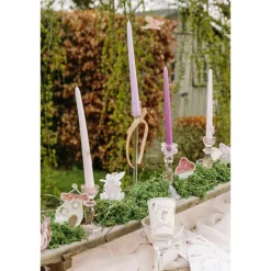 6 DÉCO PAPIER FAIRY WORLD 6.8-10CM ROSE PASTEL