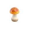 DÉCORATION CHAMPIGNON TERRE CUITE 6X8.5CM ORANGE