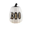 DÉCORATION CITROUILLE BOO LUMINEUSE 26X19CM