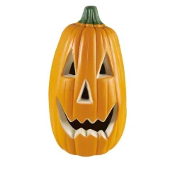 DÉCORATION CITROUILLE LUMINEUSE 34CM