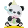 DÉCORATION PANDA ANNIVERSAIRE BOIS 14X4X20CM