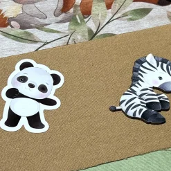 10 DÉCORATIONS PETIT EXPLORATEUR BOIS 5X5CM