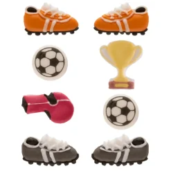 8 DÉCORS FOOTBALL EN SUCRE