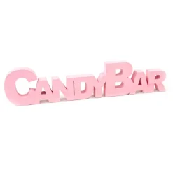 DÉCO TABLE CANDY BAR ROSE 27 CM