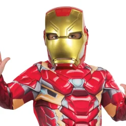 DEMI-MASQUE IRON MAN PVC ENFANT