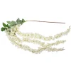 DESCENTE FLEURS ACACIA ARTIFICIELLES 95CM BLANC