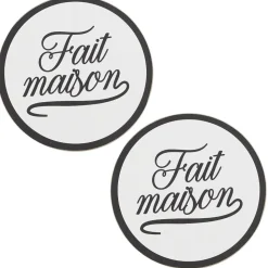 4 DESSOUS DE VERRE FAIT MAISON