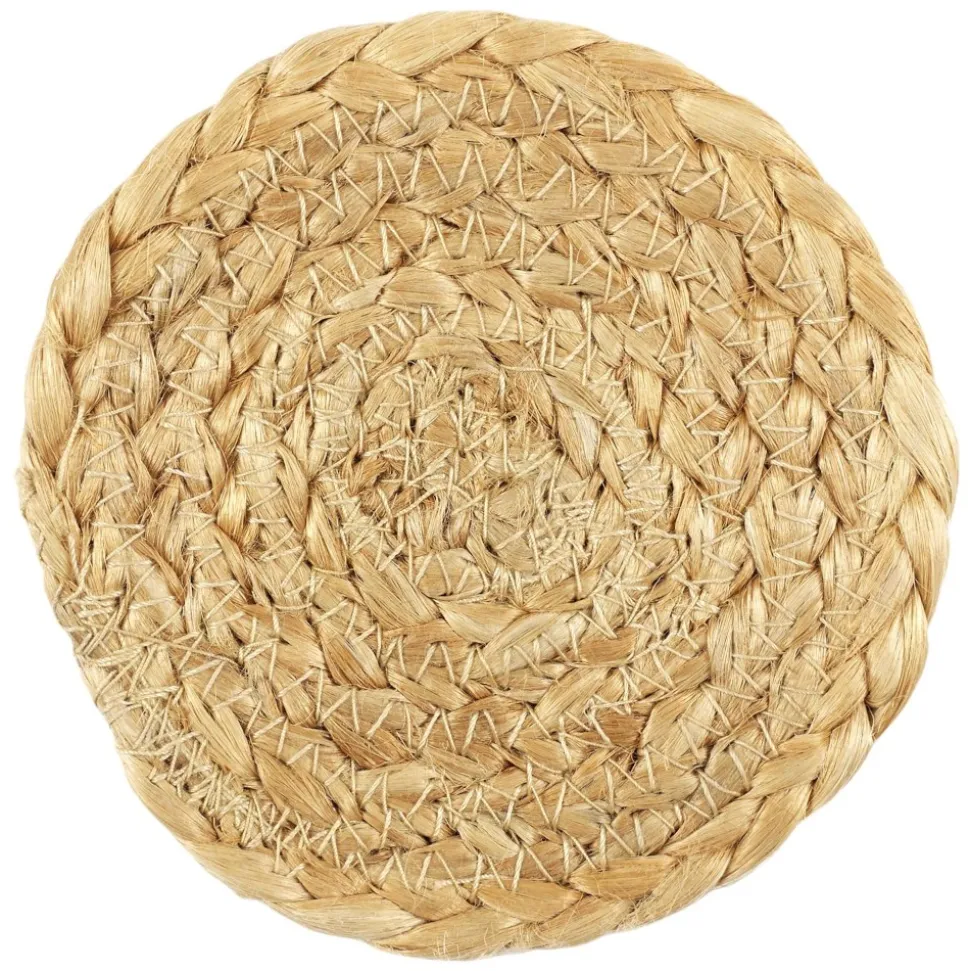4 DESSOUS DE VERRE NATURELS 10CM