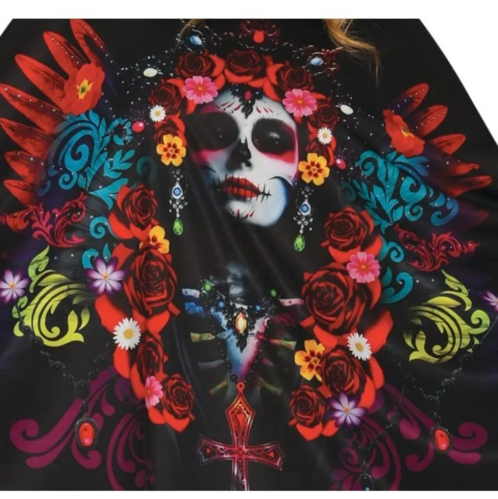 DÉGUILEMENT CATRINA PONCHO JOUR DES MORTS FEMME