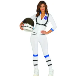DÉGUISEMENT ASTRONAUTE NASA COMBI SPANDEX FEMME