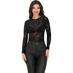 DÉGUISEMENT BODY DENTELLE BAROQUE NOIR FEMME