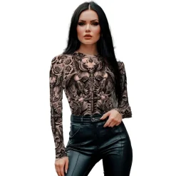 DÉGUISEMENT BODY TATOUAGES TÉNÈBRES FEMME
