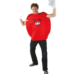 DÉGUISEMENT BONBON ROND ROUGE ADULTE