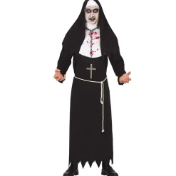 DÉGUISEMENT BONNE SUR NONNE ENSANGLANTÉ HOMME
