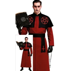 DÉGUISEMENT CARDINAL SATANIQUE ROUGE HOMME