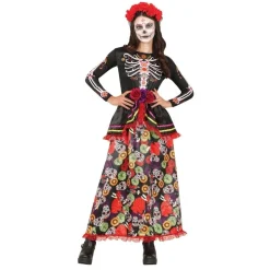 DÉGUISEMENT CATRINA JOUR DES MORTS FLEURI ADO