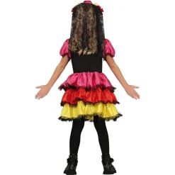 DÉGUISEMENT CATRINA JOUR DES MORTS COLORÉ FILLE