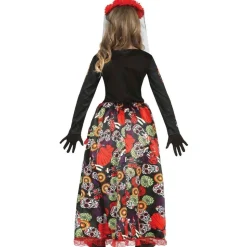DÉGUISEMENT CATRINA JOUR DES MORTS FLEURI FILLE
