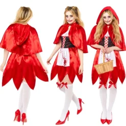 DÉGUISEMENT CHAPERON ROUGE HORREUR FEMME