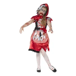 DÉGUISEMENT CHAPERON ROUGE ZOMBIE FILLE